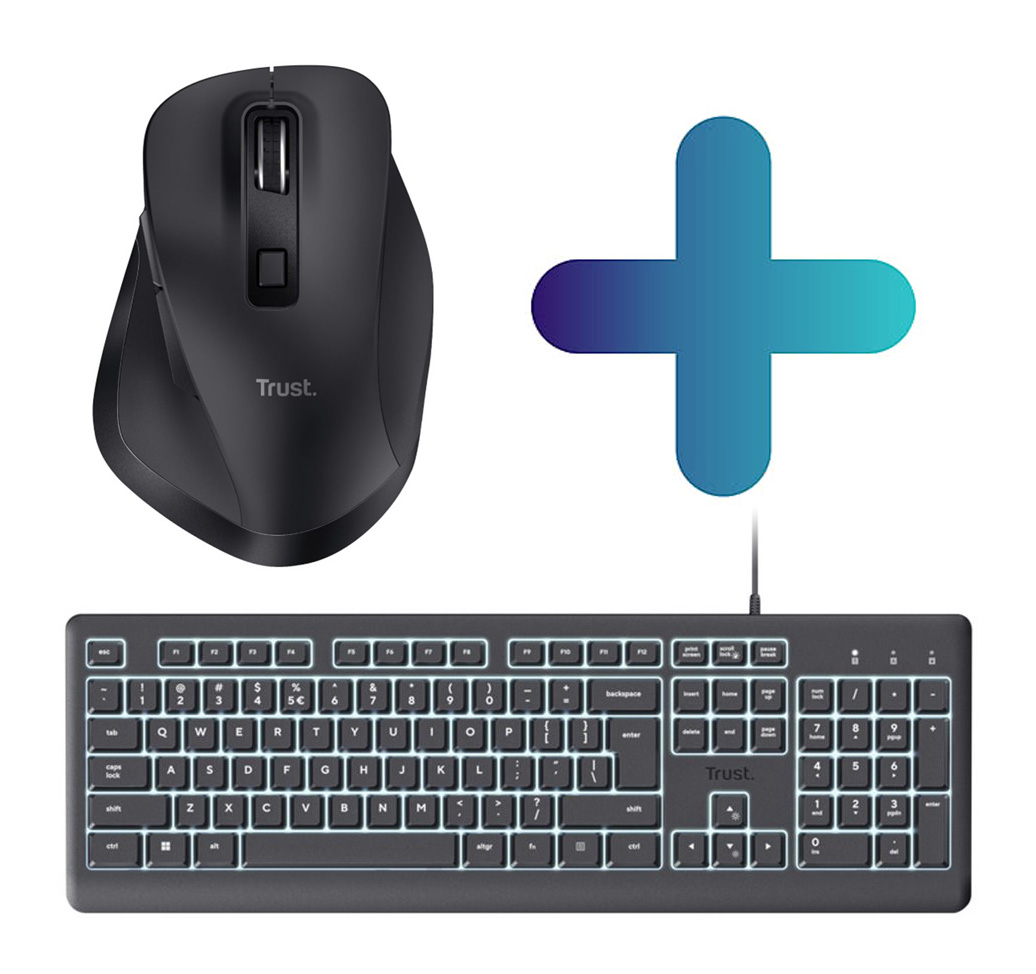 TRUST PRIMO KEYBOARD + FYDA MOUSE