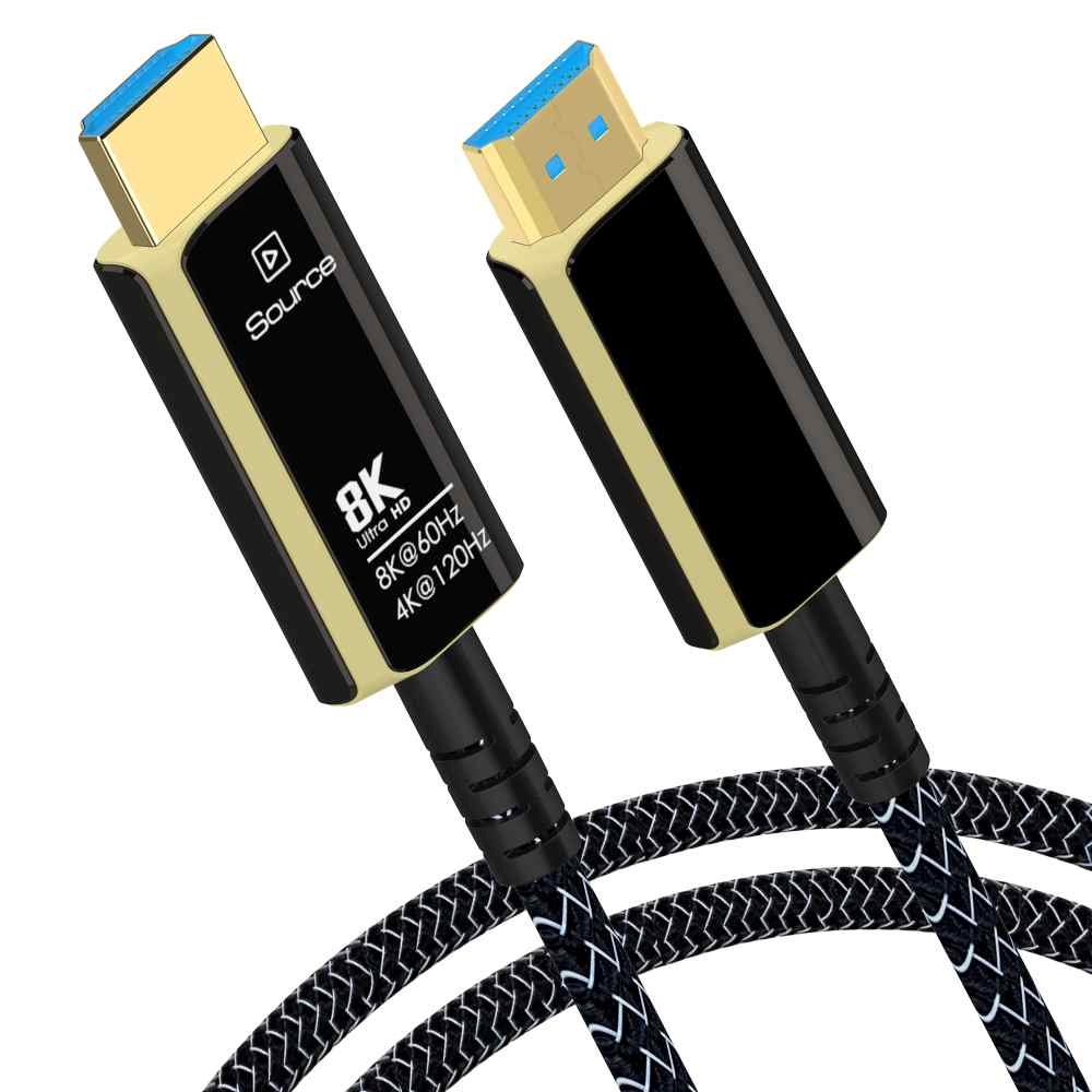 PremiumCord Ultra High Speed HDMI 2.1 optický fiber kábel 8K @ 60Hz, pozlátené 25m