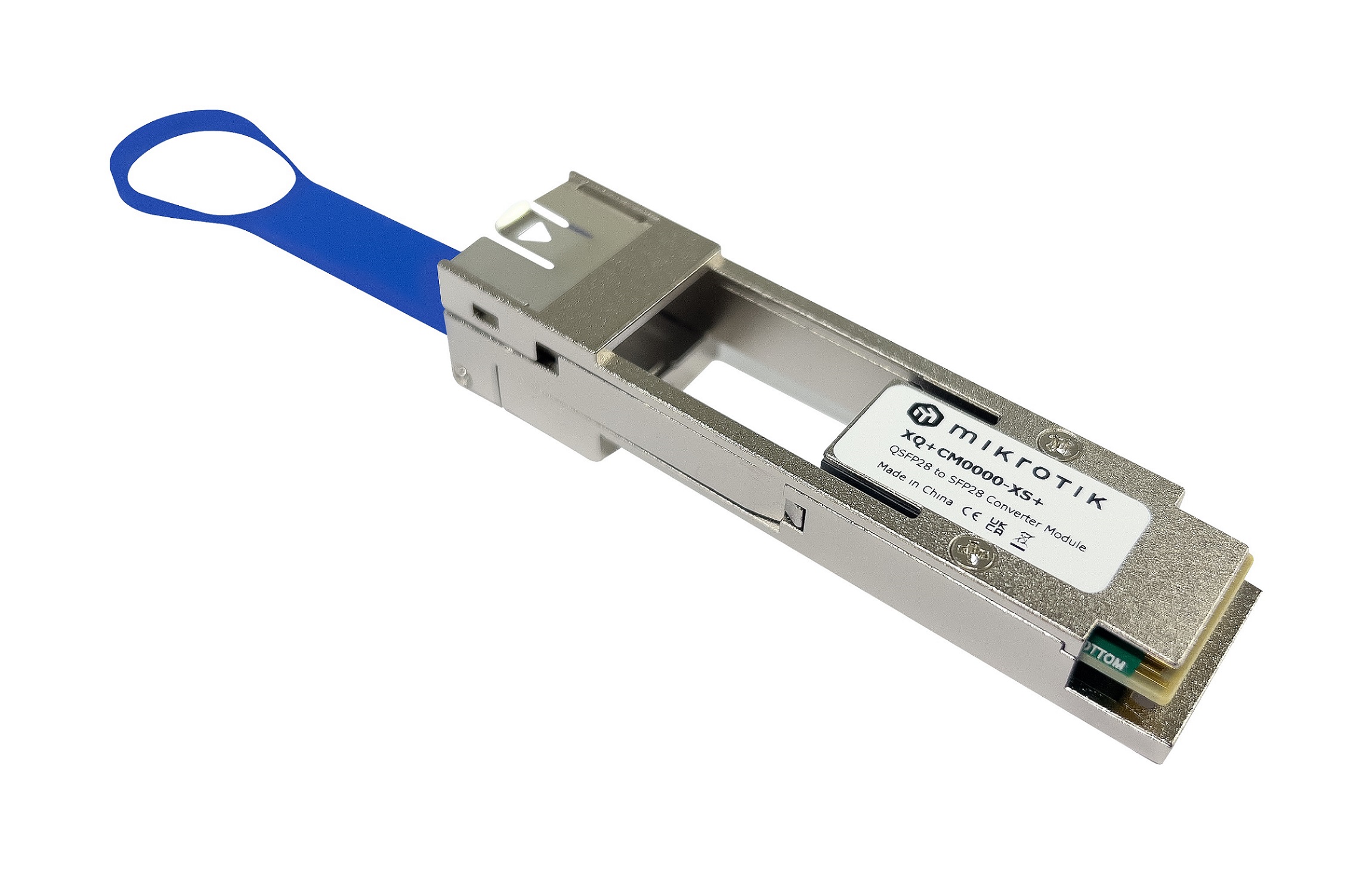 MikroTik XQ+CM0000-XS+,100G QSFP28 to 25G SFP28 adaptér