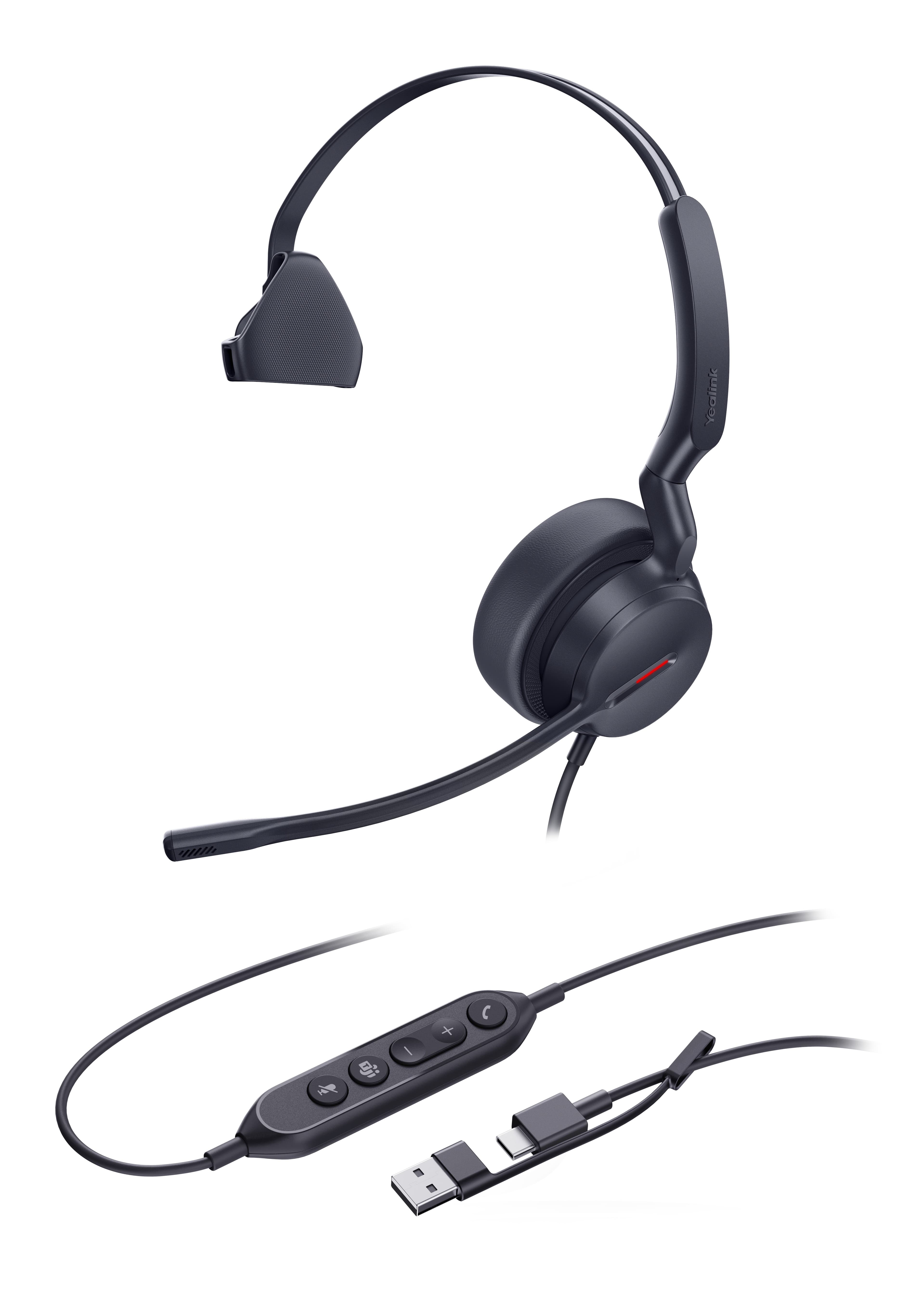 Yealink UH44 Mono Teams USB-C/A náhlavná súprava