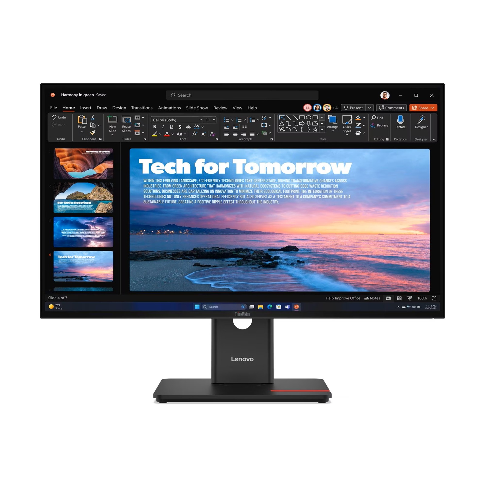 Lenovo ThinkVision/ThinkVision T27QD-40 Monitor/27''/QLED/QHD/120Hz/4ms/Čierna/3R