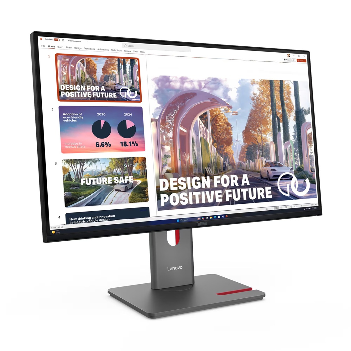 Lenovo ThinkVision/ThinkVision P27QD-40 Monitor/27''/QLED/QHD/120Hz/6ms/Čierna/3R