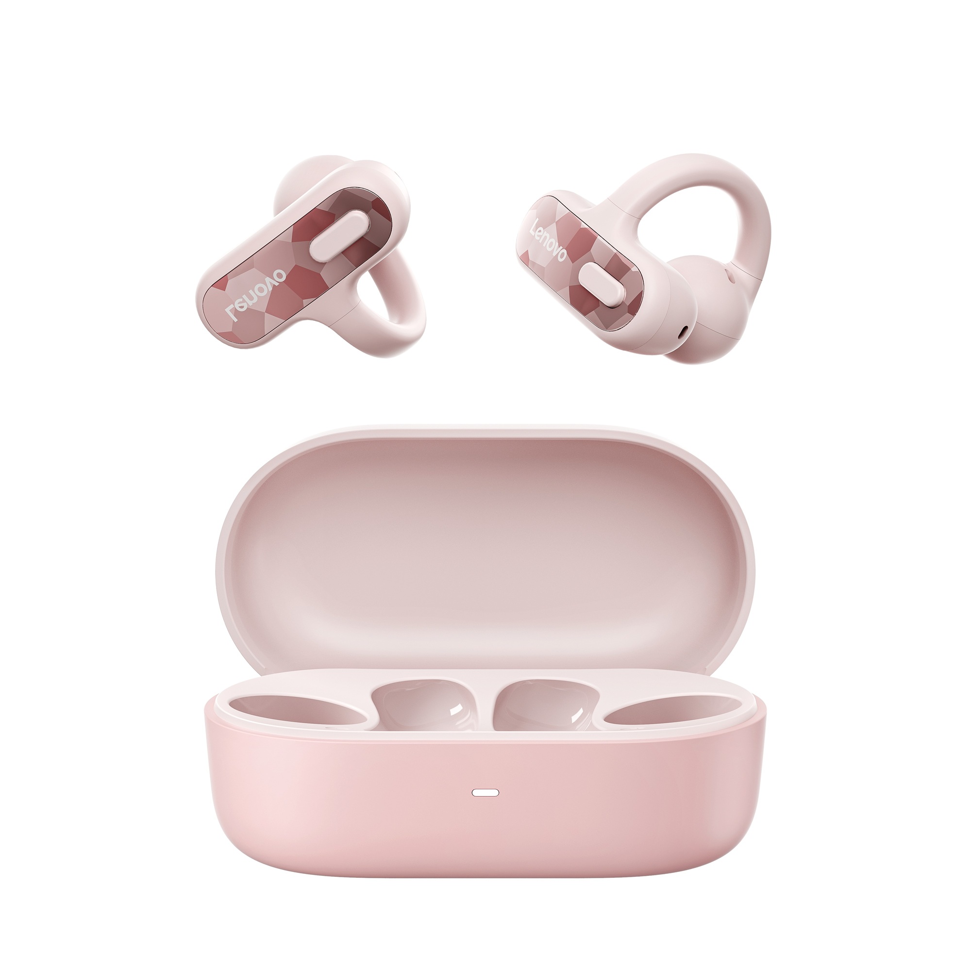Lenovo Open-Ear Clip-on Earbuds X500/BT/Ružová