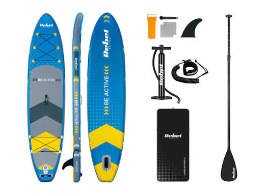 Paddleboard SUP REBEL ACTIVE RBA-4500-BL 11'6" 350x81x15cm modrý