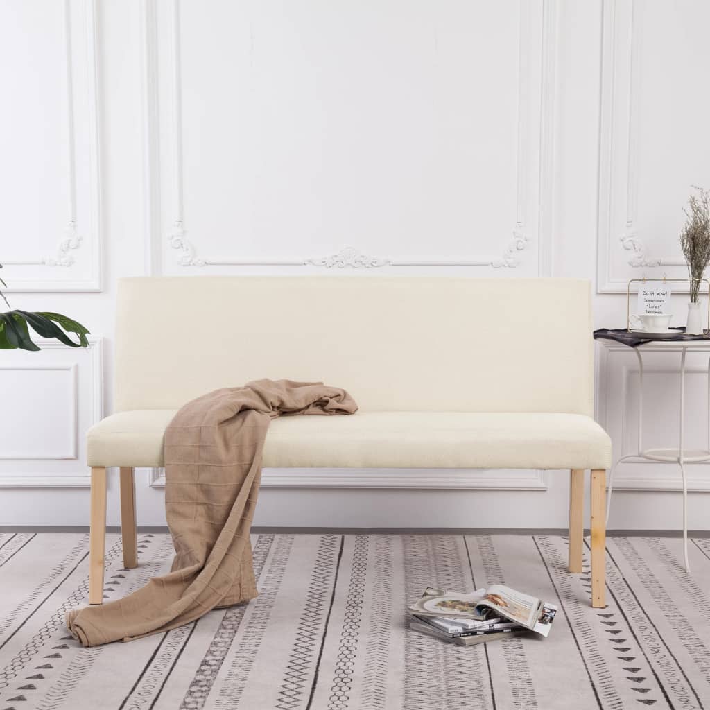Multidom Lavica 139,5 cm krémová polyester