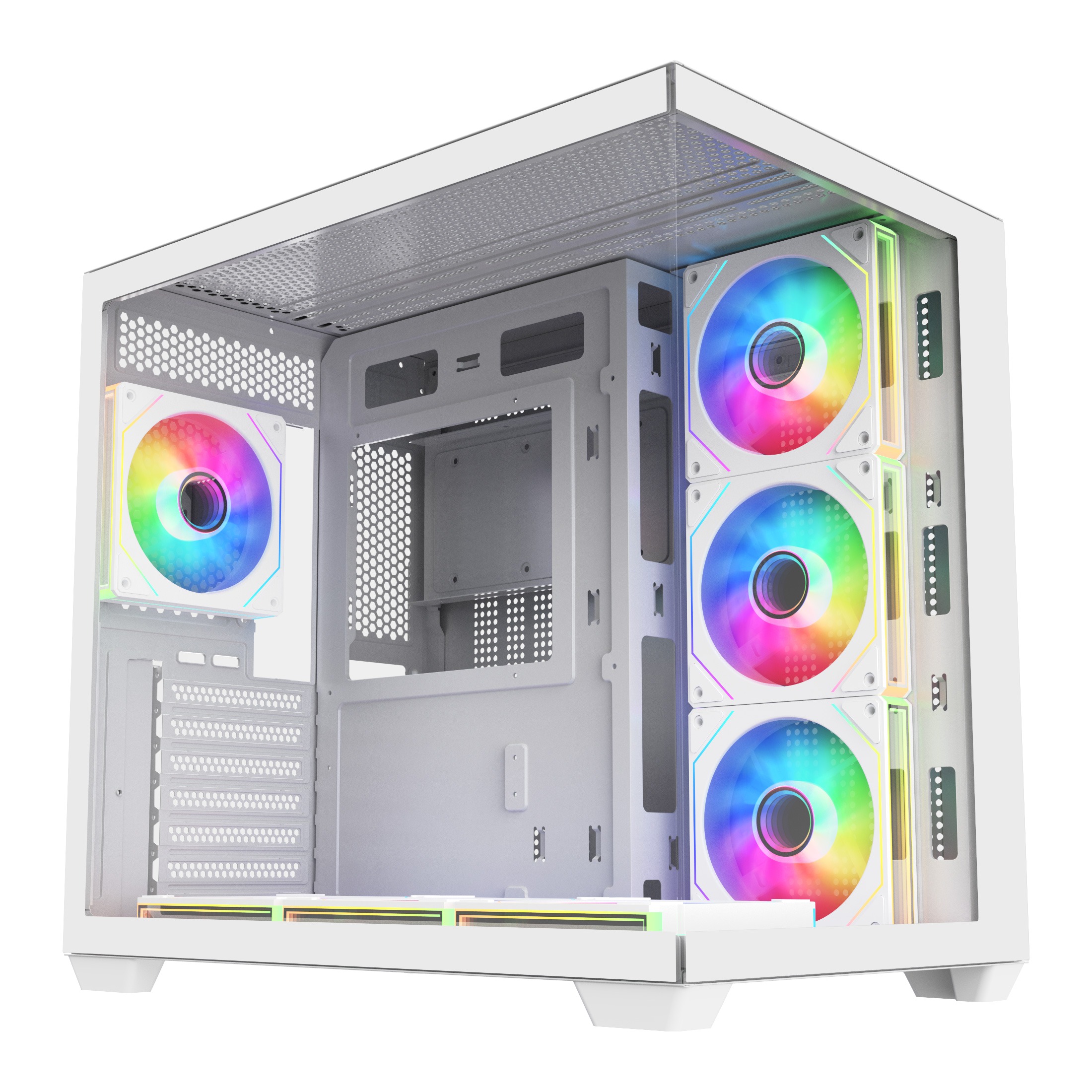 FSP M341-WA/Midi Tower/Transpar./Biela