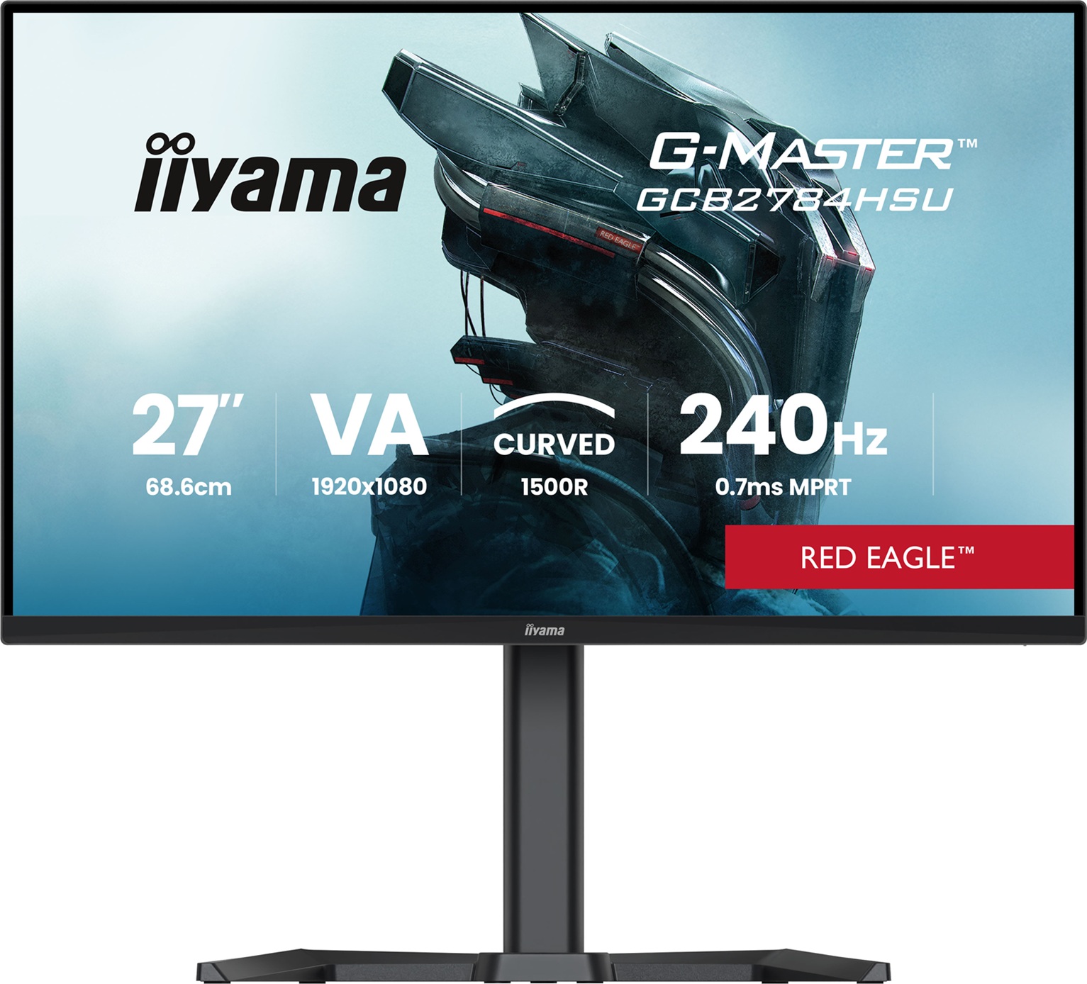 iiyama G-Master/GCB2784HSU-B1/27''/VA/FHD/240Hz/0,7ms/Čierna/3R