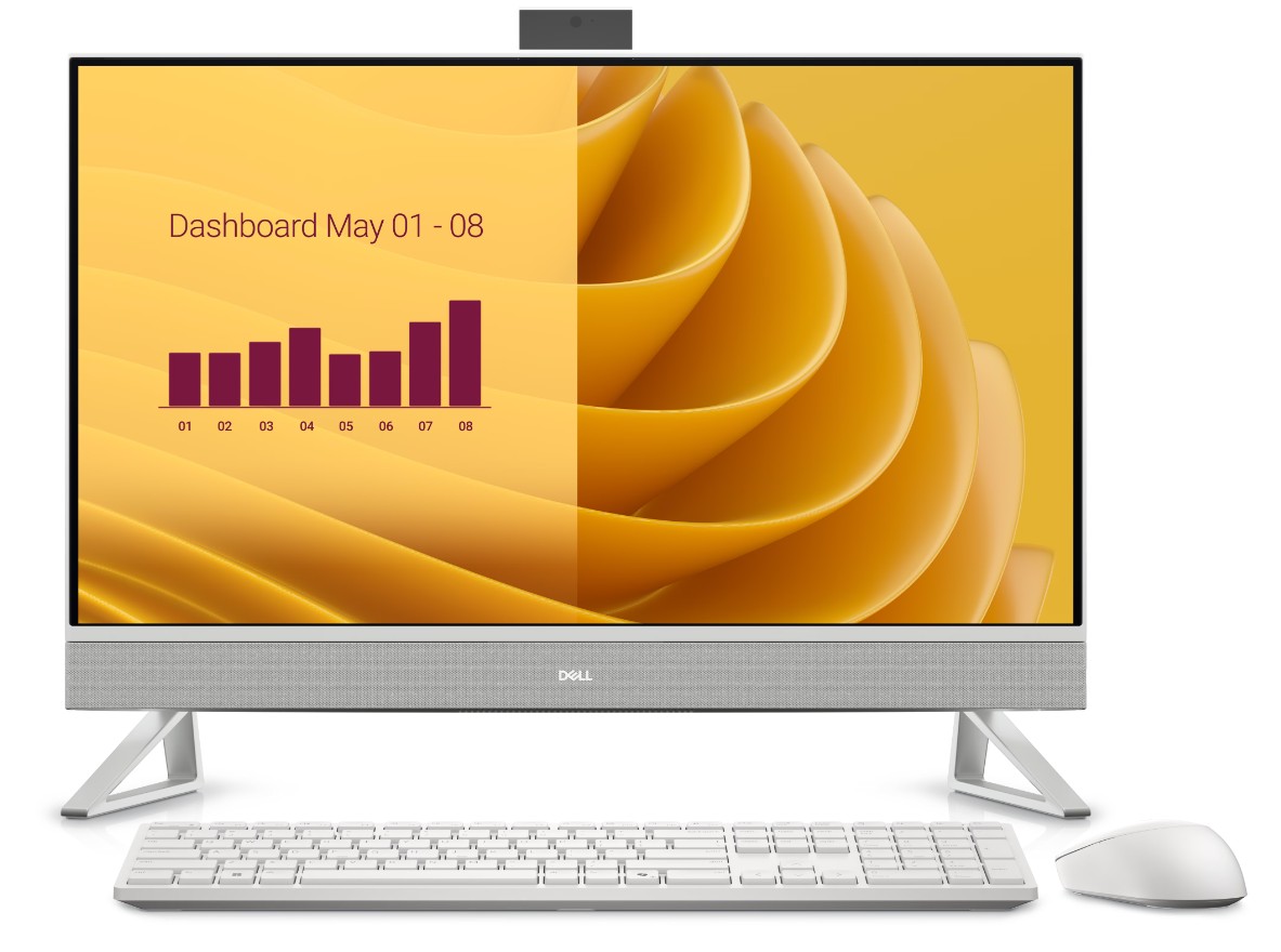Dell/27 All-in-One EC27250/27''/FHD/T/7-150U/16GB/1TB/Intel int/W11P/Biela/3ROn-Site