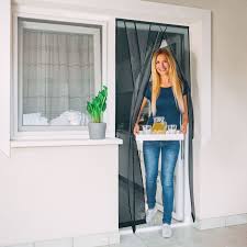 Sieť proti hmyzu na dvere DELIGHT 11608BK čierna