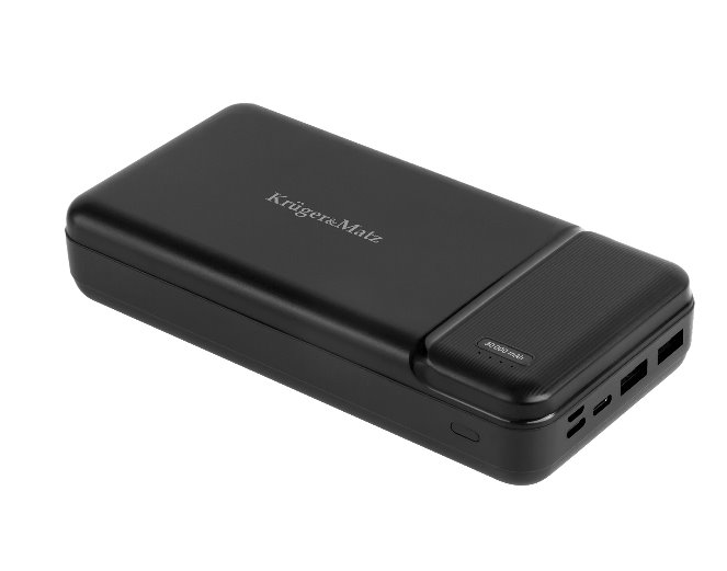 Powerbanka 30000mAh KRUGER &MATZ KM0907, Li-pol, čierna