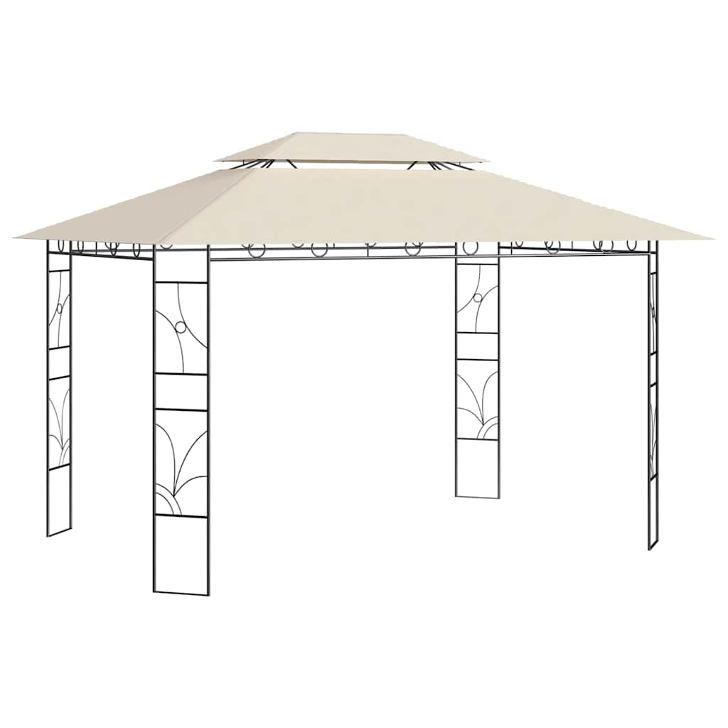Multidom Altánok 4x3x2,7 m krémový 160 g/m²