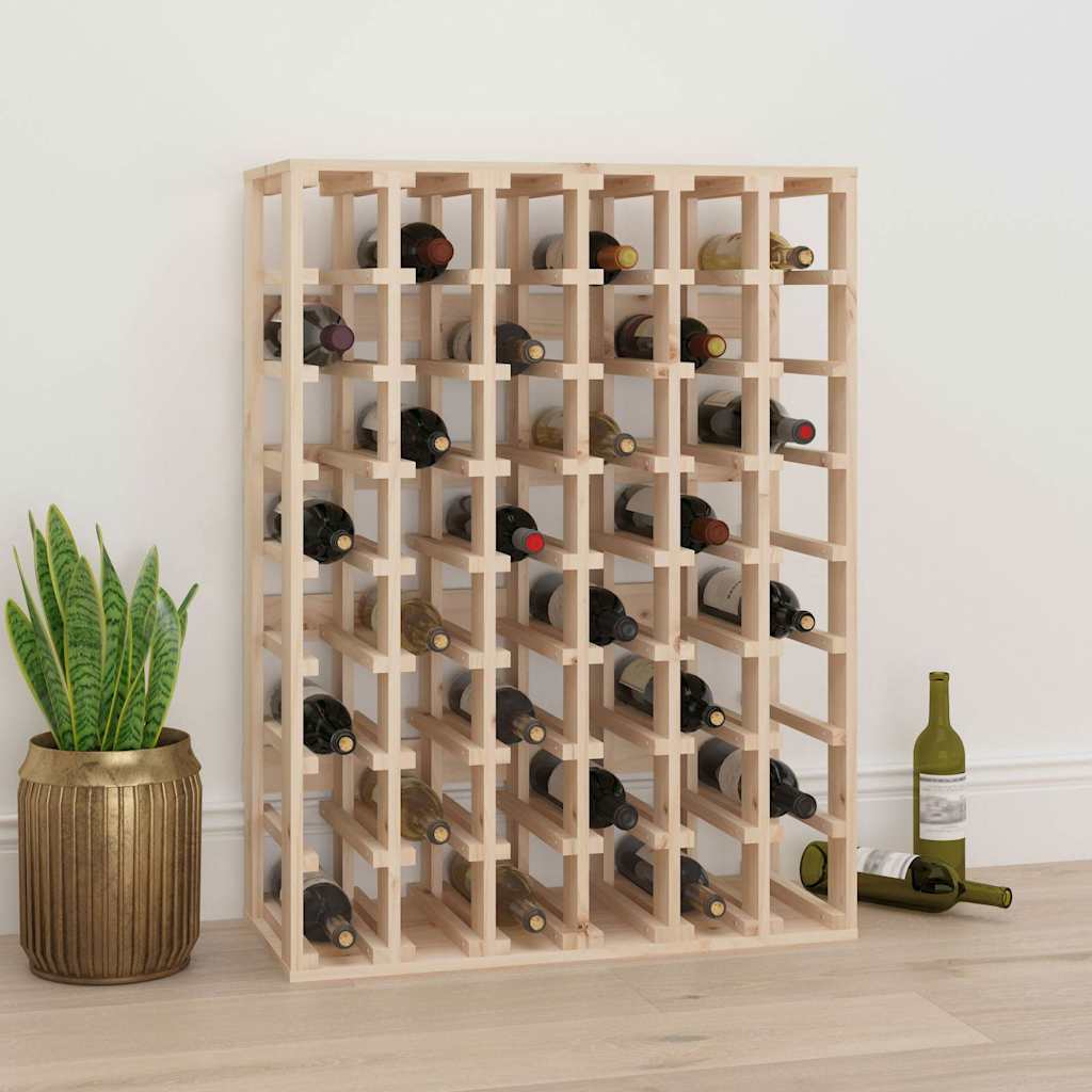 Multidom Stojan na víno 70x33x94 cm masívna borovica