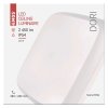 LED prisadené svietidlo Dori, štvorcové b. 24,5W n.b.,IP54