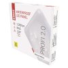 LED panel VIXXO 155×155, štvorcový vstavaný biely,13,5W neut.b.,IP65