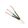 Kábel elek.H05VV-F 3x0,75 G biely-100m