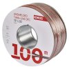 Dvojlinka netienená 2×1,0mm priehľadná, 100m