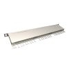 19" patch panel Solarix 24xRJ45 CAT5E STP s vyvazovací lištou 0,5U SX24HD-5E-STP-SL