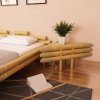 Multidom Nočné stolíky 2 ks prírodná farba 60x60x40 cm bambusové