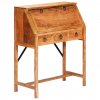 Multidom Písací stôl 90x40x107 cm masívne akáciové drevo