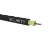 DROP1000 kabel Solarix 08vl 9/125 3,0mm LSOH E<sub>ca</sub> černý 500m SXKO-DROP-8-OS-LSOH