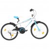 Multidom Detský bicykel modro-biely 20 palcový
