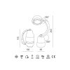 LED kempingove svietidlo TWIST 3v1 1W KOBI