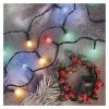 LED vianočná cherry reťaz – guličky, 30 m, vonkajšia aj vnútorná, multicolor, časovač