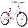 Multidom Detský bicykel ružovo-biely 20 palcový