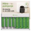 GP nabíjačka batérií Eco E811 + 4× AA 2100 + 4× AAA