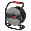 Predlžovací kábel guma-neoprén na bubne 40m / 3x2,5mm guma / 4 zásuvky