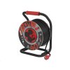 Predlžovací kábel guma-neoprén na bubne 40m / 3x2,5mm guma / 4 zásuvky