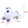 Veľký plyšový jednorožec Funkie 85 cm
