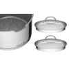 Sada riadu G21 Gourmet Miracle s cedidlom, 9 dielov, nerez / greblon