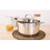 Sada riadu G21 Gourmet Miracle s cedidlom, 9 dielov, nerez / greblon