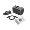 Dokovacia stanica pre HDD 2,5''/3,5'' USB 3.0 Natec Kangaroo Dual, funkcia klonovania, napájací adaptér