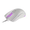 Genesis herná optická myš KRYPTON 750/RGB/8000 DPI/Herná/Optická/8 000 DPI/Drôtová USB/Biela