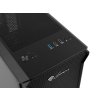Počítačová skriňa Genesis IRID 503 V2/Micro Tower/Transpar./Čierna