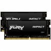 Kingston FURY Impact/SO-DIMM DDR4/16GB/2666MHz/CL15/2x8GB/Black