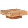 Multidom Konferenčný stolík 80x80x28 cm masívne akáciové drevo