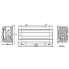 Menič napätia Solarvertech G525C FS1000 12V/230V 1000W + USB, diaľkové ovládánie, čistá sinusovka