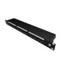 19" patch panel Solarix 24 x RJ45 CAT5E STP 1U SX24-5E-STP-BK-N