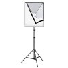 Štúdiový set Puluz softbox 50x70cm, statív, LED žiarovka 1 ks PU5070EU