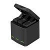 3-slotový nabíjací box Telesin pre GoPro Hero 8 + 2 batérie (GP-BNC-801)