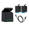 3-slotový nabíjací box Telesin pre GoPro Hero 8 + 2 batérie (GP-BNC-801)