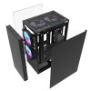 Počítačová skriňa Darkflash A290 + 3 ventilátory (čierna)