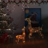 Multidom Akrylová sobia rodinka vianočná dekorácia 160 LED farebná