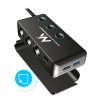 Maclean rozdeľovač zásuviek zapaľovača, voltmeter, 3 zásuvky zapaľovača, 1xQC 3.0, 3xUSB, 6,8A, 1xPD 18W, max. 12