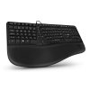 CONNECT IT FOR HEALTH ERGO drátová ergonomická klávesnice CZ + SK verze, ČERNÁ