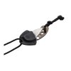 Pierre Supper 01PE006 La Griffe Pliante vreckový nôž na krk 3,7 cm, hnedá, G10, puzdro Kydex