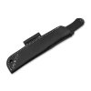 Böker Arbolito 02BA200 BK-1 nôž do prírody - bushcraft 10,5 cm, čierna, TPE, kožené puzdro